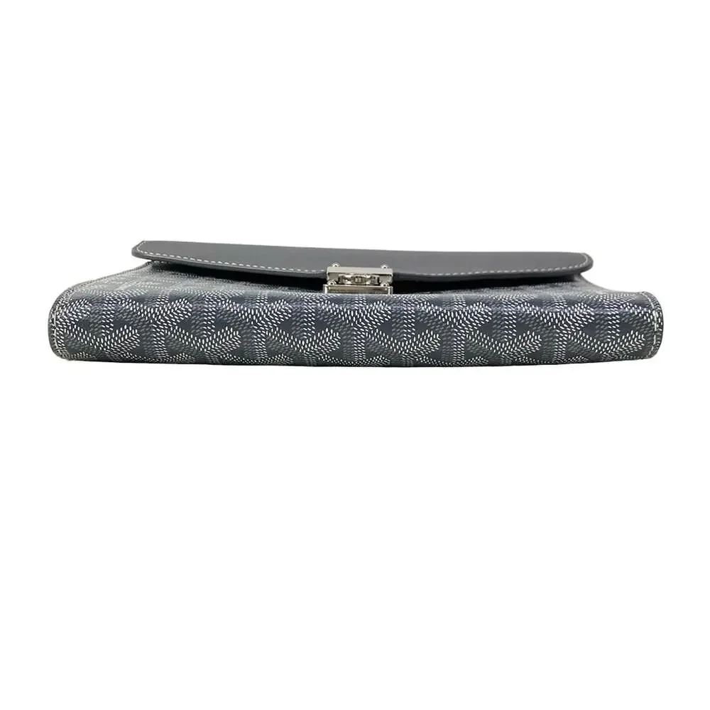 Goyard Chypre Shoulder Bag Coated Canvas Leather